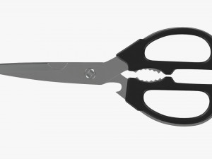 Kitchen Scissors 02 3D 모델