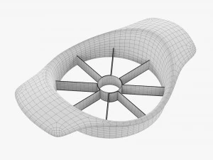 Affettatrice manuale per frutta Modello 3D
