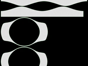 Affettatrice manuale per frutta Modello 3D