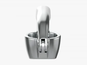 Manual Garlic Press 3D Model