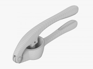 Manual Garlic Press 3D Model