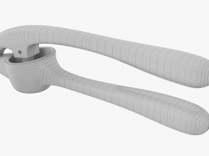 Manual Garlic Press 3D Model