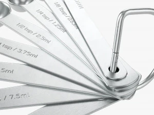 Measuring Spoons 8-Set 3D Model