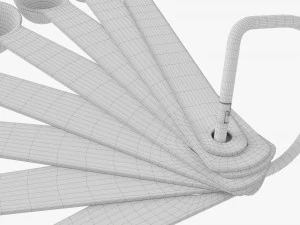 Measuring Spoons 8-Set 3D Model