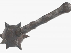 Medieval Spiked Ball Mace 3Dモデル