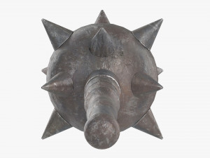 Medieval Spiked Ball Mace 3Dモデル