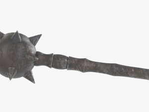 Medieval Spiked Ball Mace 3Dモデル
