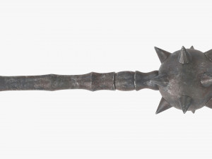 Medieval Spiked Ball Mace 3Dモデル