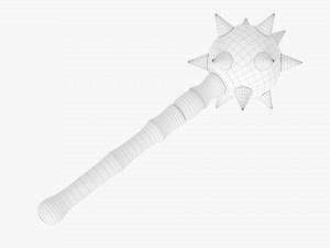 Medieval Spiked Ball Mace 3Dモデル