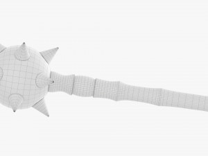 Medieval Spiked Ball Mace 3Dモデル