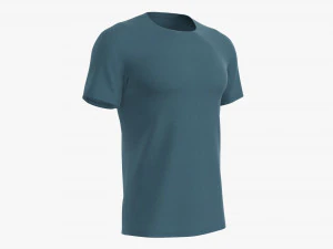 男士短袖 T 恤 02 3D 模型