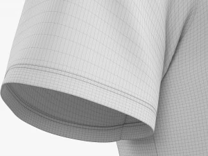 Herren Kurzarm-T-Shirt 02 3D Modell