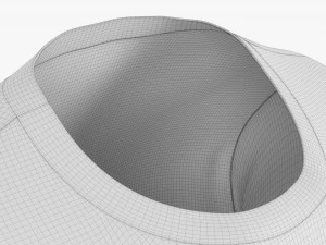 Herren Kurzarm-T-Shirt 02 3D Modell