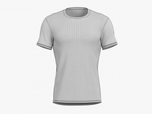 Mens Short Sleeve T-Shirt 02 3D Model