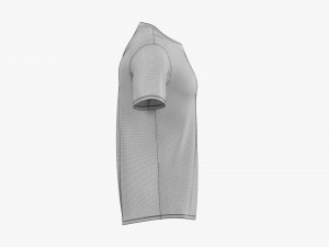 Mens Short Sleeve T-Shirt 02 3D Model