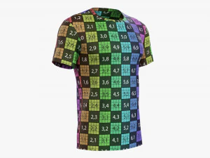 Herren Kurzarm-T-Shirt 02 3D Modell