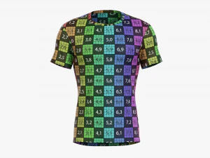 Herren Kurzarm-T-Shirt 02 3D Modell