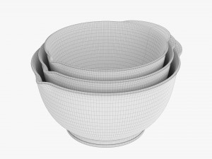 Mixing Bowl Set 3D मॉडल