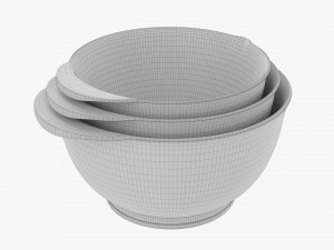 Mixing Bowl Set 3D मॉडल