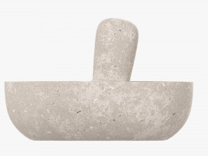 Mortar With Pestle Modelo 3D