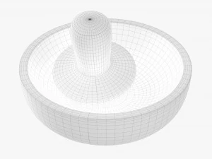 Mortar With Pestle 3D Model