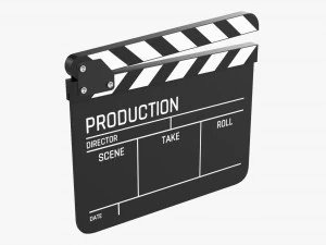 Filmklappe 3D Modell