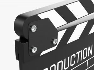 Movie Clapper Board 3D Model