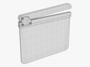 Movie Clapper Board 3D Model