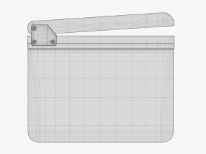 Movie Clapper Board 3D Model