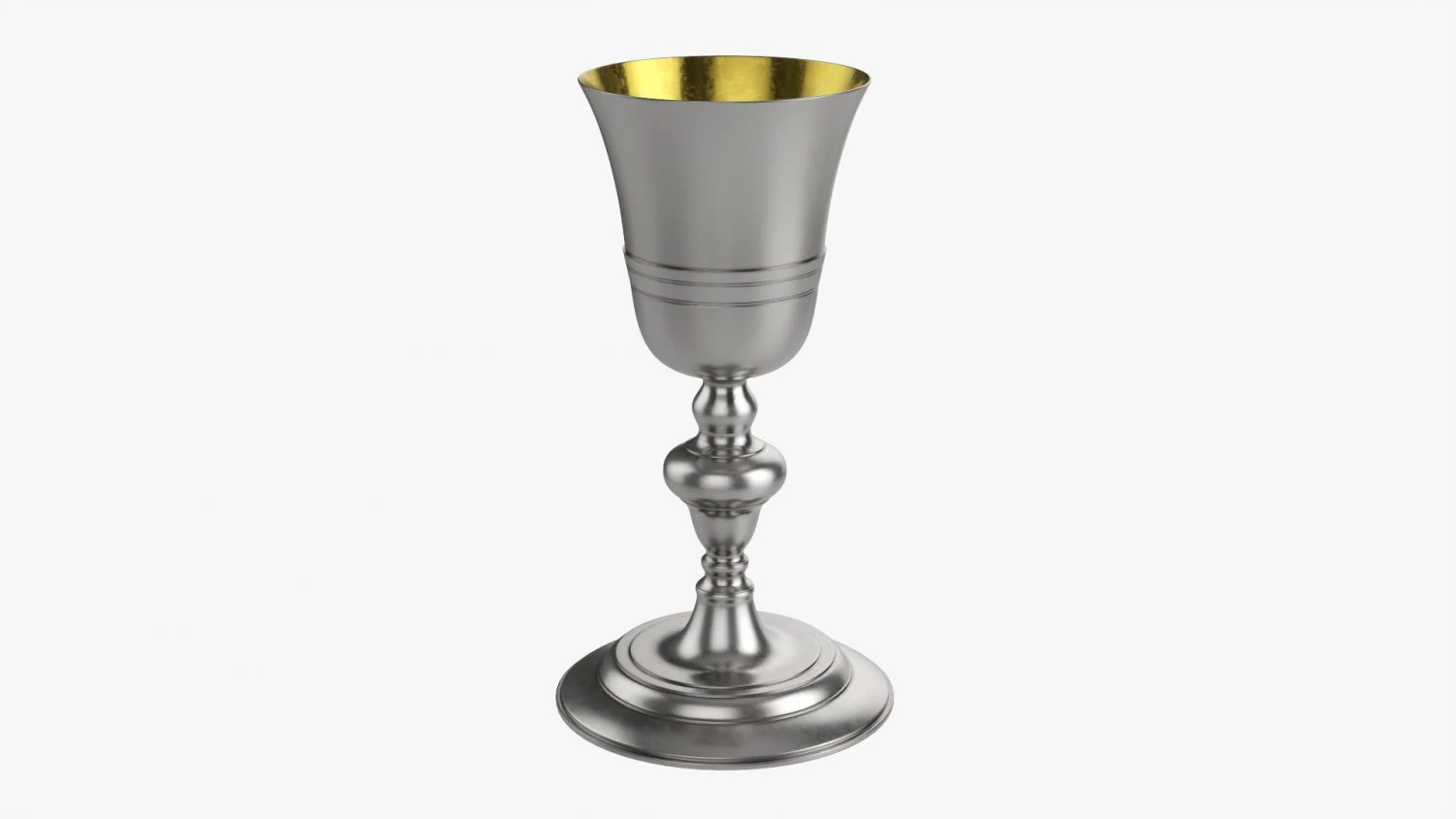 Old Chalice 3D Model .c4d .max .obj .3ds .fbx .stl .blend 