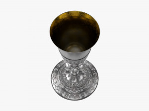 Old Chalice Decorated 3D 模型