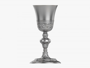 Old Chalice Decorated 3D 模型