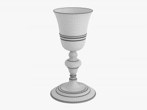 C&aacute;liz antiguo decorado Modelo 3D