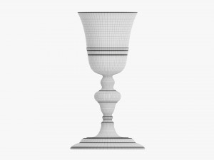 Old Chalice Decorated 3D 模型