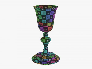 Old Chalice Decorated 3D 模型