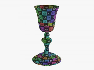 C&aacute;liz antiguo decorado Modelo 3D