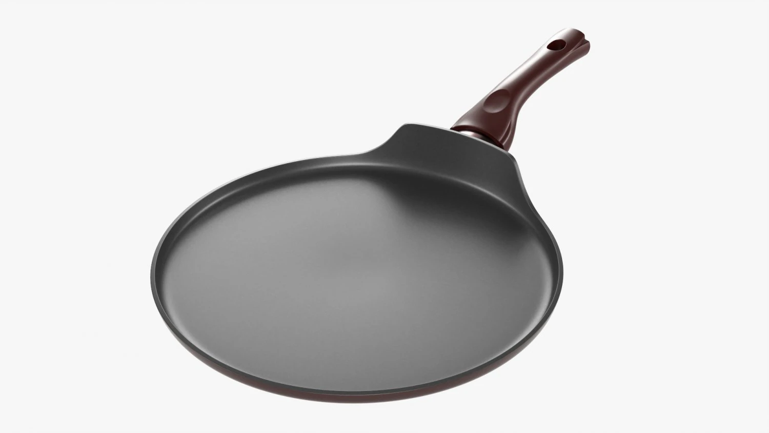 Pancake Pan 25 Cm 3D Model .c4d .max .obj .3ds .fbx .stl .blend 