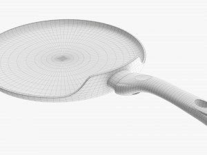 Pancake Pan 25 Cm Modelo 3D