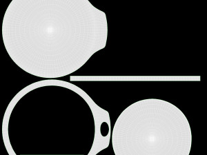 Pancake Pan 25 Cm Modelo 3D
