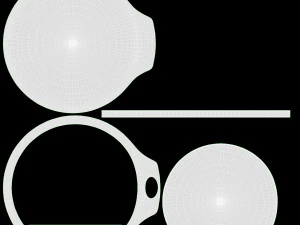 Pancake Pan 25 Cm 3D Model