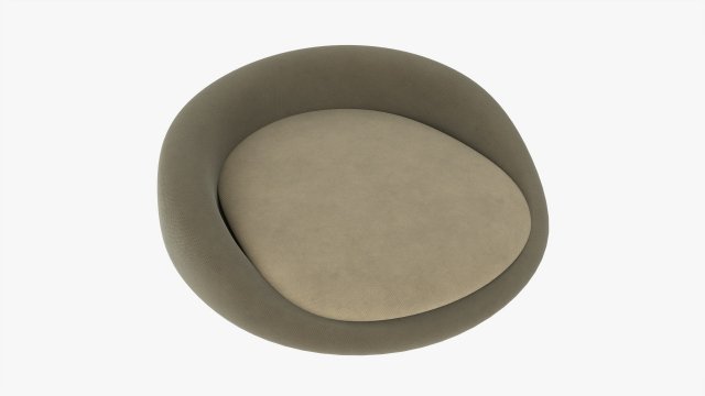 Pet Bed 3D Model .c4d .max .obj .3ds .fbx .stl .blend 