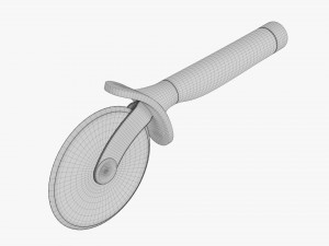 Pizza Wheel Knife Modelo 3D