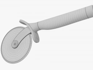 Pizza Wheel Knife 3D Model