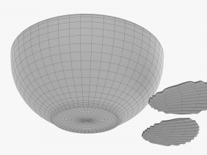 Potato Chips In Bowl 03 Modelo 3D