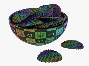 Potato Chips In Bowl 03 Modelo 3D