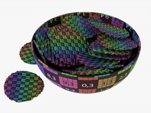 Potato Chips In Bowl 03 Modelo 3D