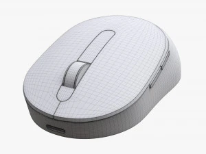 Rechargeable Wireless Mouse 3D Model