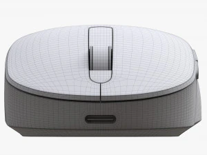 Rechargeable Wireless Mouse 3D Model