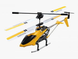 Remote-Controlled Mini Helicopter 3D Model
