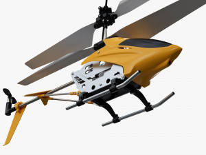 Remote-Controlled Mini Helicopter 3D-Modell